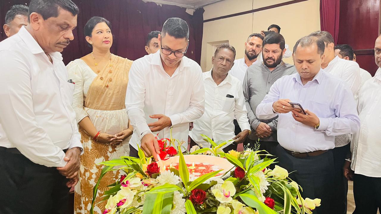 2025 /7/2 Chairman of the Gampola Urban Council at an auspicious moment