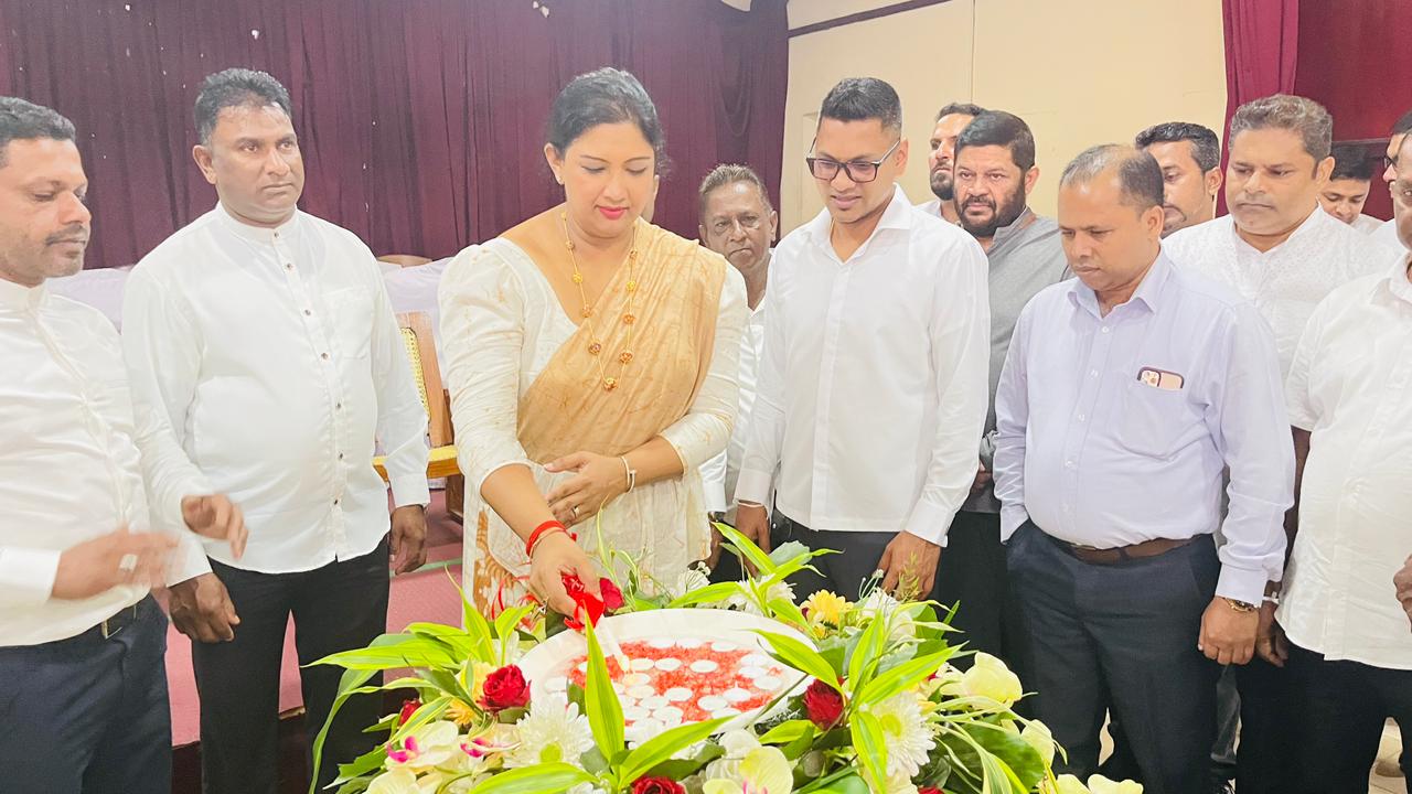 2025 /7/2 Chairman of the Gampola Urban Council at an auspicious moment