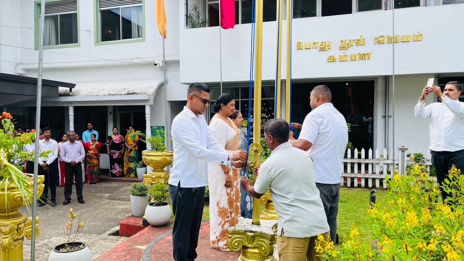 2025 /7/2 Chairman of the Gampola Urban Council at an auspicious moment