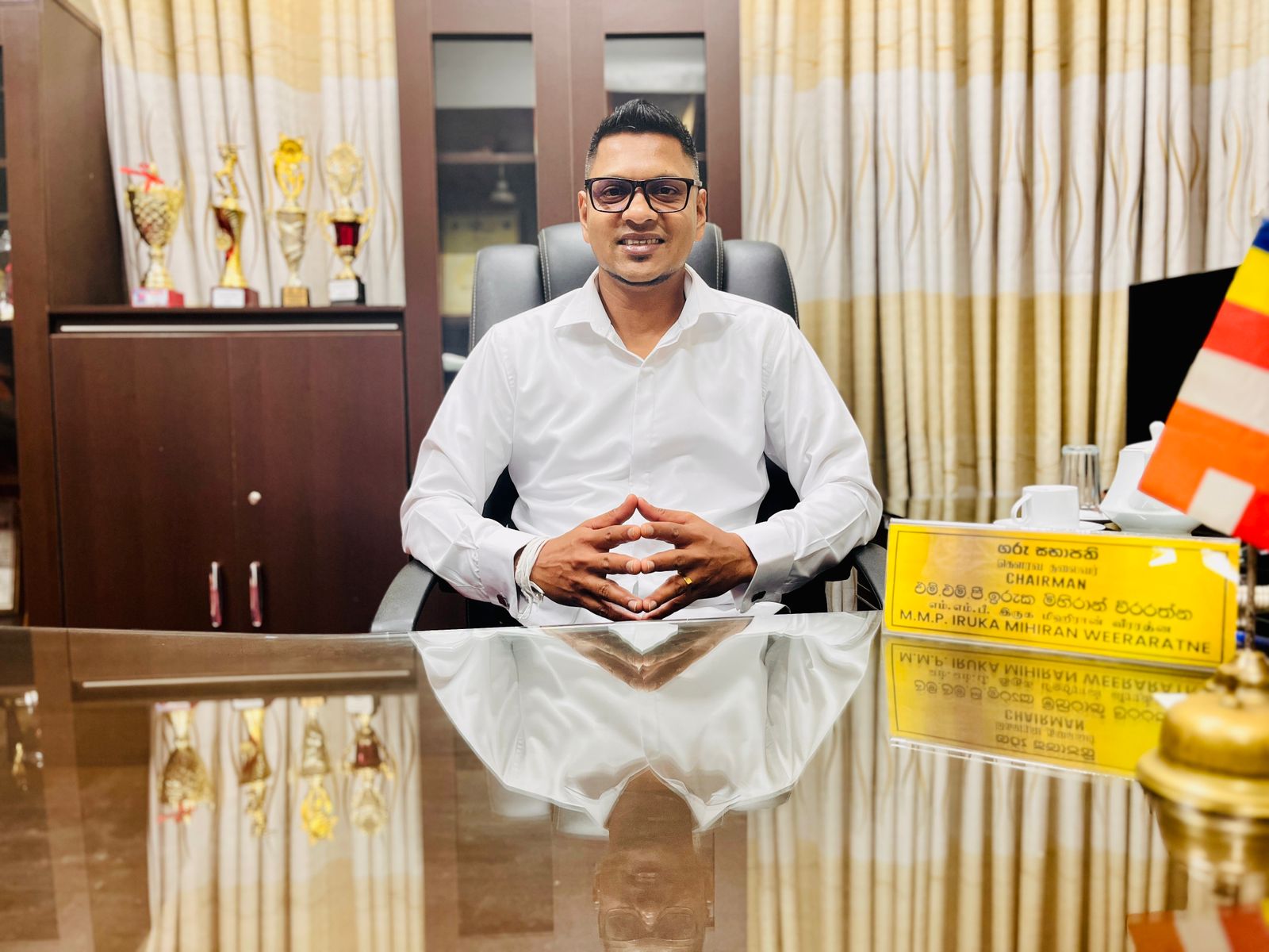 2025 /7/2 Chairman of the Gampola Urban Council at an auspicious moment