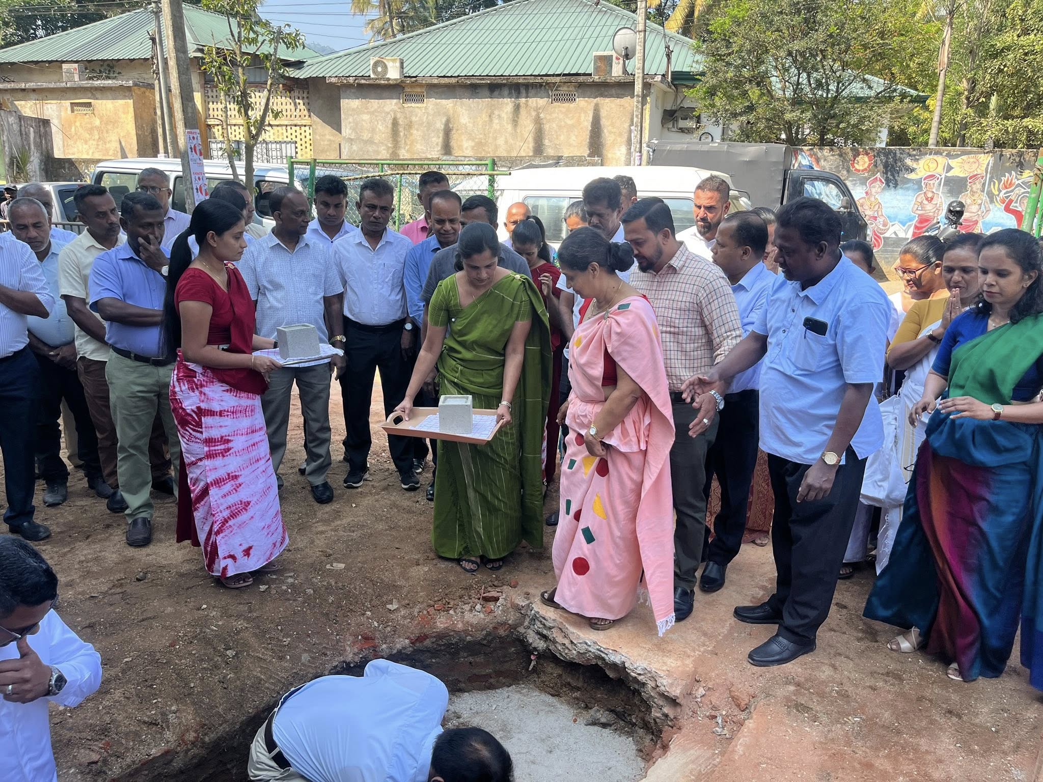 Under the Canadian-Srilanka friendship foundation, the foundation stone laying ceremony for the construction of an internationally standardize urban rest facility at the private bus stand in Gampola was held on 03/03/2026