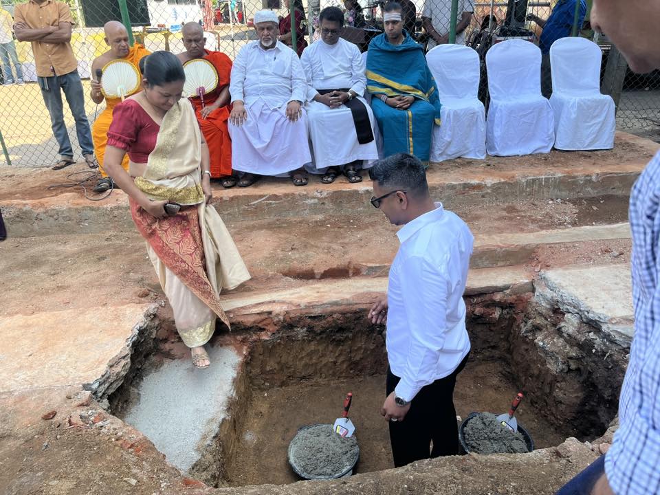 Under the Canadian-Srilanka friendship foundation, the foundation stone laying ceremony for the construction of an internationally standardize urban rest facility at the private bus stand in Gampola was held on 03/03/2026